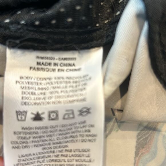 Nike swirl oil spill pull over half zip windbreaker with kangaroo pocket medium - Picture 8 of 8